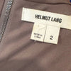 Helmut Lang NY. Gray/Blush undertone Asymmetric Racerback Dress