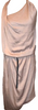 Helmut Lang NY. Gray/Blush undertone Asymmetric Racerback Dress