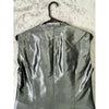 PAUW Amsterdam. SILVER Metallic 100% Silk Cocktail Dress‎