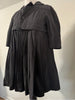 Comme des Garcons JAPAN. Black Short-Sleeve Pleated Convertible Coat Jacket Top