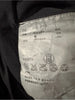 Comme des Garcons JAPAN. Black Short-Sleeve Pleated Convertible Coat Jacket Top