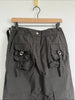 Acne Studios STOCKHOLM. Dark Olive/Grey Utility Cargo Pocket Midi Skirtt