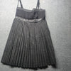 Dolce & Gabbana D&G ITALY. Gray Pleated Silk Dress