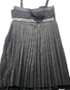 Dolce & Gabbana D&G ITALY. Gray Pleated Silk Dress