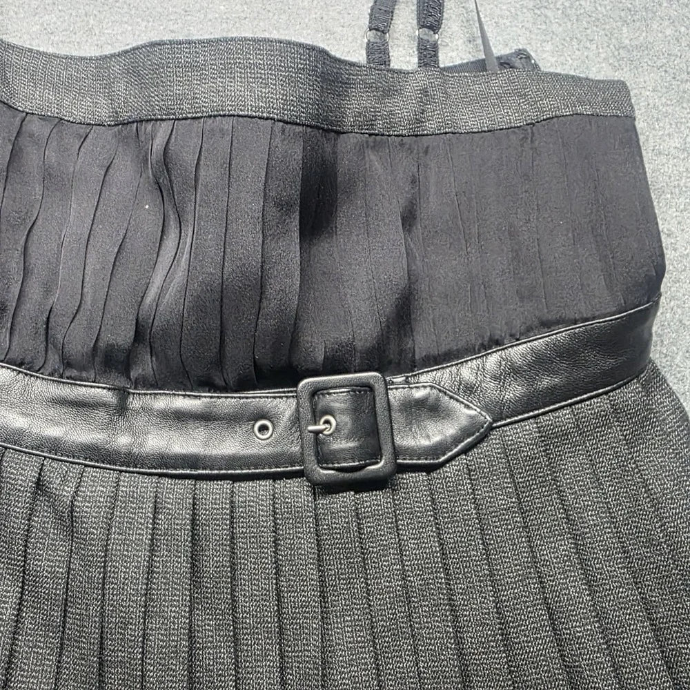 Dolce & Gabbana D&G ITALY. Gray Pleated Silk Dress