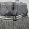 Dolce & Gabbana D&G ITALY. Gray Pleated Silk Dress
