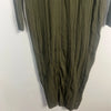 DIESEL Designer: Glenn Martens Khaki Ribbed Knit Pullover Long Dress