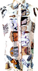 HERMES PARIS. Vintage Sleeveless Print Silk Top
