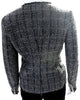 Isabel Marant Etoile Paris. Gray Knitted Boucle Raw-Hem One Button Jacket