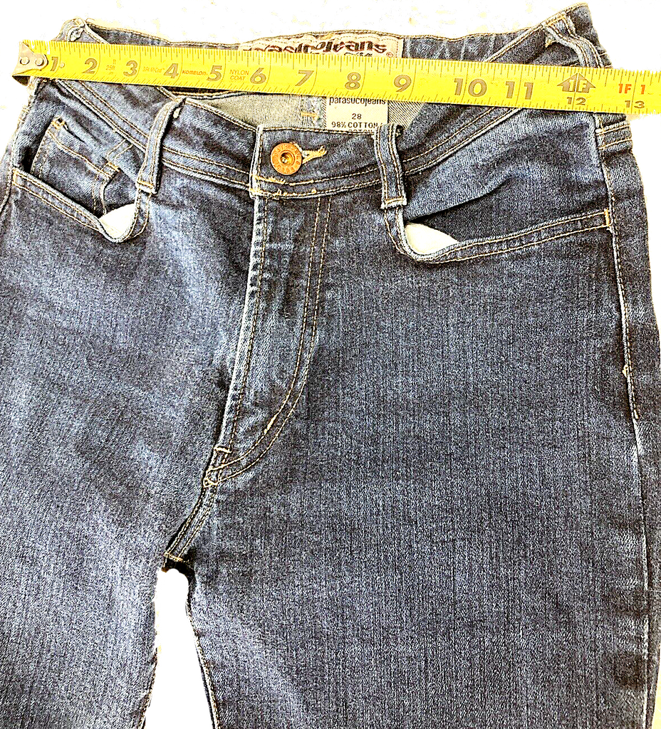 Parasuco Cult Denim. Extreme Fit Dark Wash Boot Cut Jeans SZ 28