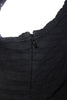 Azzedine Alaia Paris. Black Textured Knit Sheath Dress