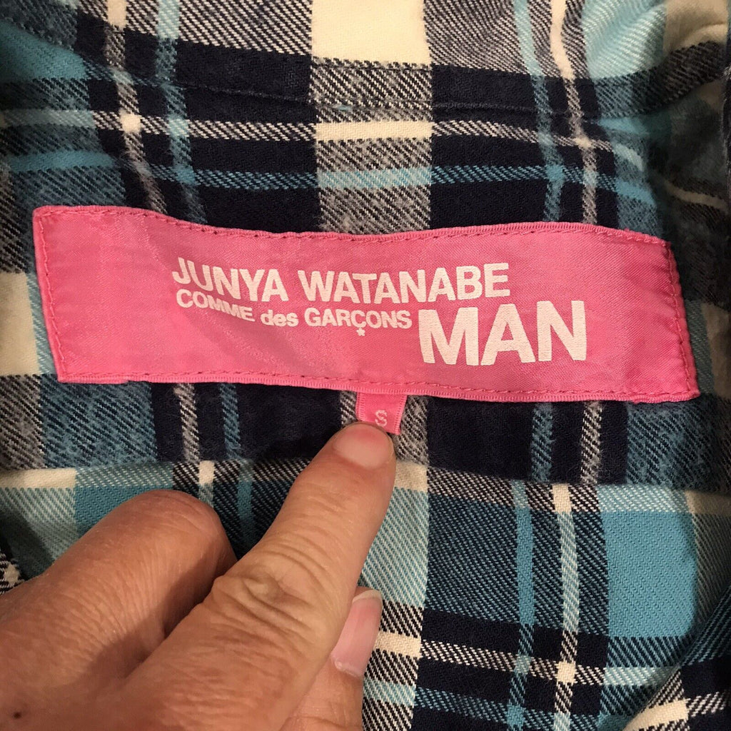 Comme des Garcons Japan. Junya Watanabe Pink Label Flannel/Denim Fusion Dress