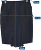 Comme des Garcons Japan. Junya Watanabe. Black Zippered Wool Knee Length Skirt