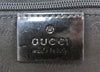 Gucci Italy. Black Large GG Canvas and Patent Leather Tote Shoulder Bag