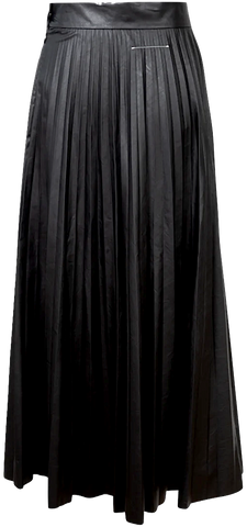 A/T Atsuro Tayama Japan. Black Pleat Switching False Collar Dress