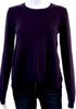 Marni Italy. Eggplant Color Cashmere Long Sleeve Pullover Crew Neck