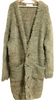 RAY BEAMS JAPAN. KHAKI COLOR LONG SHAGGY Knit Cardigan