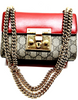 Gucci Italy. VINTAGE LOGO CHAIN STRAPS W/KEY MINI SHOULDERBAG