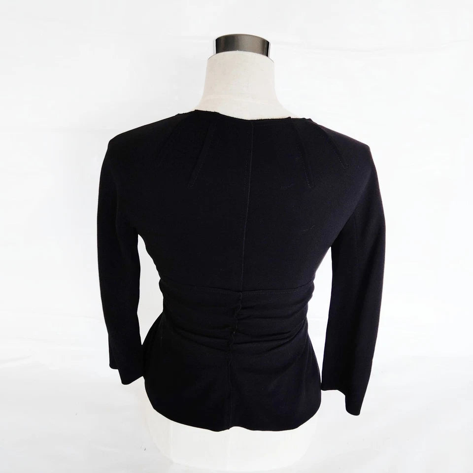 PRADA ITALY. Vintage Black PolyTech Blend Jacket