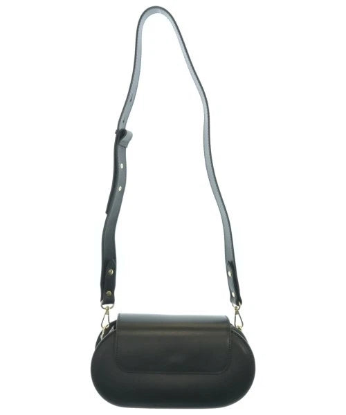 AULENTTI FLORENCE. Handmade Black Italian Leather Shoulderbag / Handbag