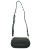 AULENTTI FLORENCE. Handmade Black Italian Leather Shoulderbag / Handbag