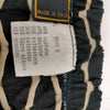 FENDI ITALY. Black, White Acetate, Polyester Blend Print Skirt
