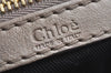 Chloe Paris. Vintage Black Leather Braided Handle Bay Shoulder Hand Tote Shoulder Bag