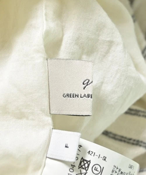 green label relaxing Japan.IvoryxBlack(Stripe Pattern) Dresses