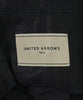 UNITED ARROWS JAPAN. Black Linen Button Up Long Sleeves Casual Shirt