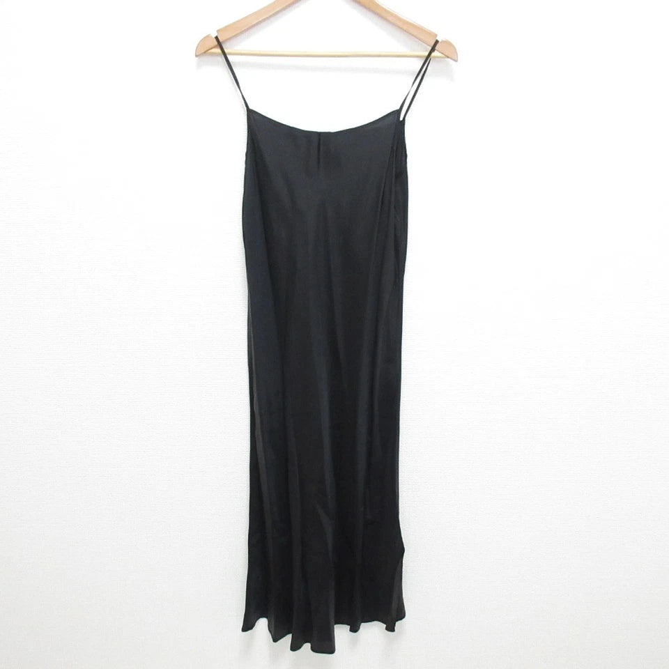 ISSEY MIYAKE JAPAN. ZUCCA, Black Sleeveless Pleated Long Dress