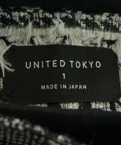 UNITED TOKYO JAPAN. BlackxGray Knee-length Skirt