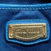 Miu Miu Italy. Sky Blue Leather Shoulder Bag / Hand Bag / Crossbody Bag