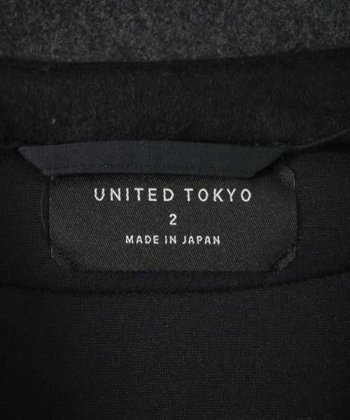 UNITED TOKYO JAPAN. Gray Wool Blend Day or Evening Over Coat