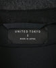 UNITED TOKYO JAPAN. Gray Wool Blend Day or Evening Over Coat
