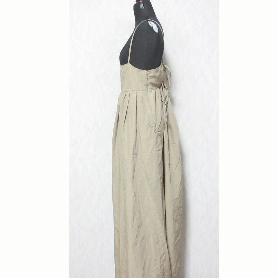 BEAUTY&YOUTH United Arrows Japan. Mocha Color  Backhole Cami Slip Dress