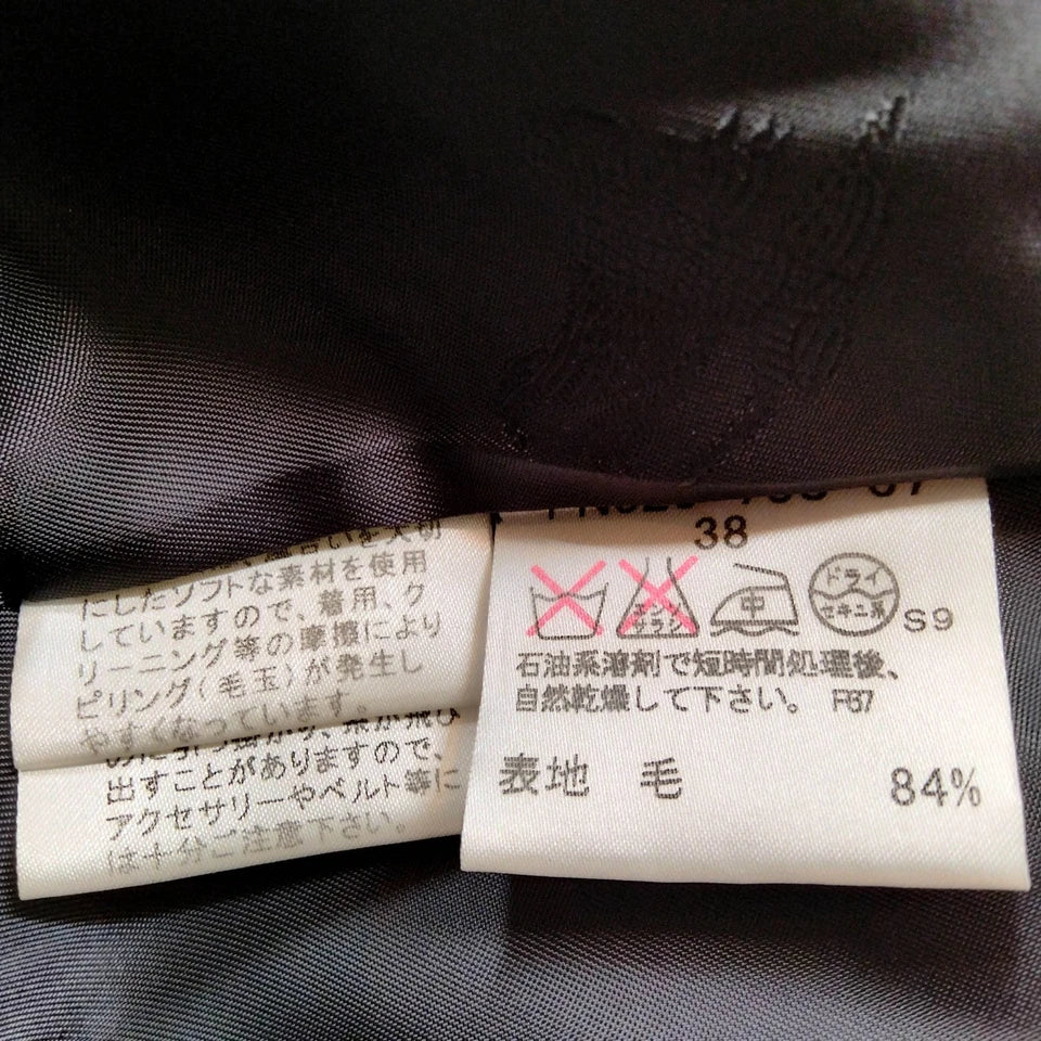 BURBERRY LONDON Vintage Grey Wool, Cashmere, Cupro Coat