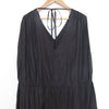 Rito JAPAN. Black Sleeveless Maxi Tiered Dress