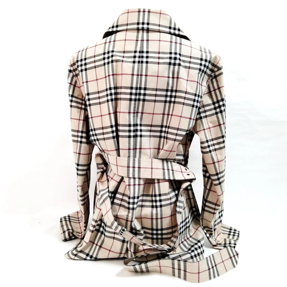 Burberry UK. Classic Belted Cotton/Polyurethane Coat