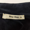Miu Miu Italy. Vintage Navy Blue Silk Dress