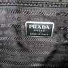 Prada Italy. Gray Leather Shoulder Bag