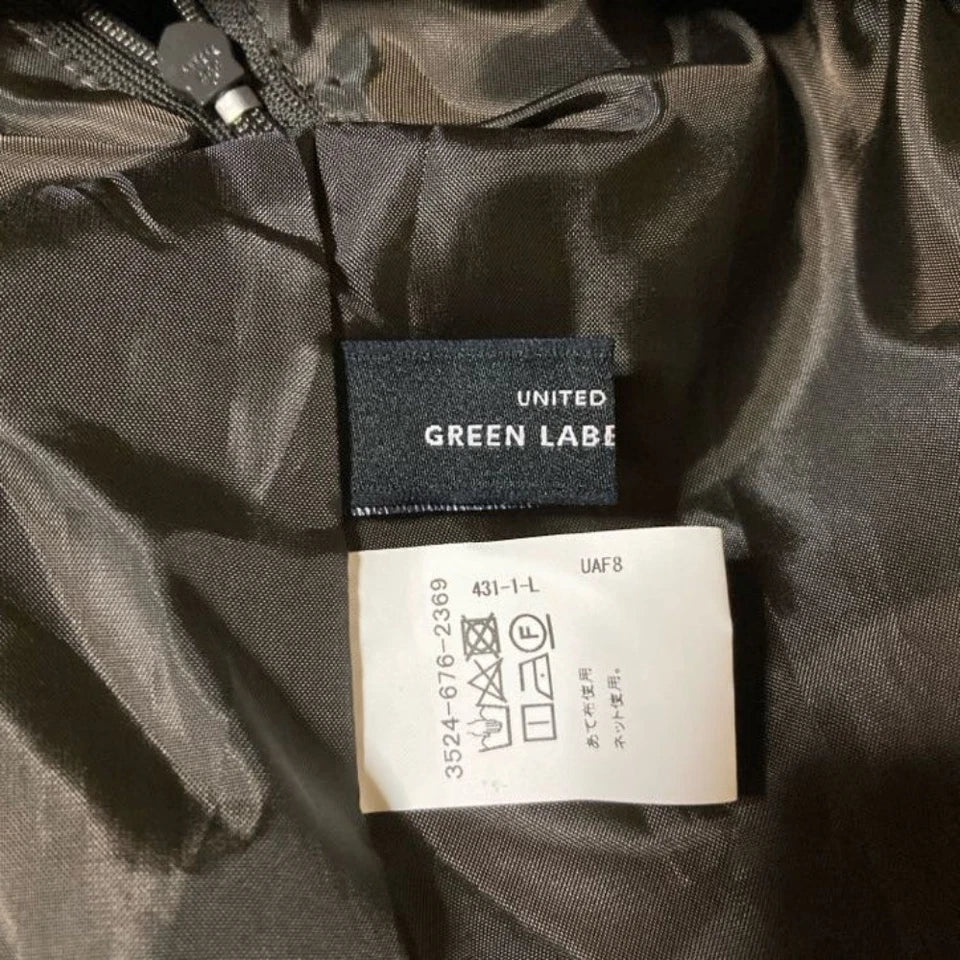United Arrows Japan. green label relaxing Gray Check Easy Long Skirt