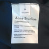 ACNE Studios Sweden. Black Satin Bow Strap Midi Slip Dress