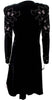 Alexander McQueen Womens Knit Jacquard Long Sleeve Fit & Flare Dress
