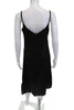 The Drop Japan. Black  V Neck Sleeveless Full Length Slip Dress