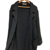 Toyoko Saito JAPAN. Black Knit Long Coat