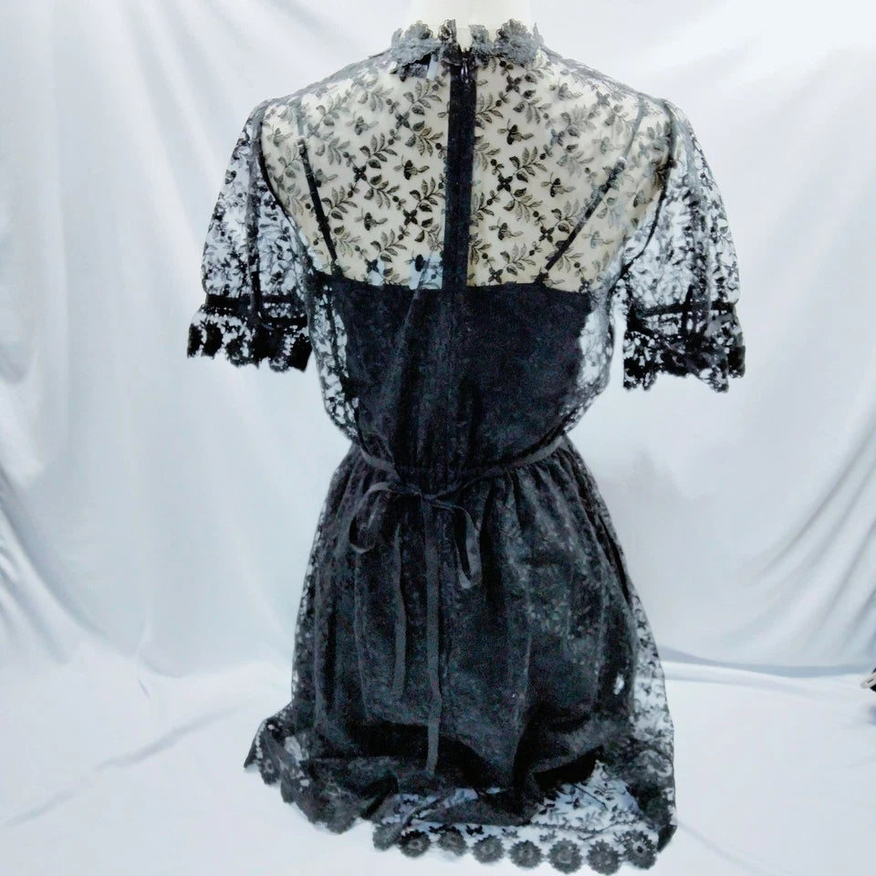 BURBERRY LONDON. Nylon Lace, Cotton Polyester Dress