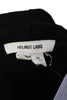 Helmut Lang NYC. Black Ramie Wool High Neck Two Pocket Long Sleeve Zip Up Jacket