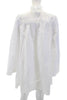 Kika Vargas Bogota. White Voluminous Kassia Cotton Dress