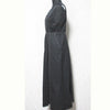 Ray BEAMS JAPAN. From 2023 Collection Black Color-Scheme Stitched Overall Dress