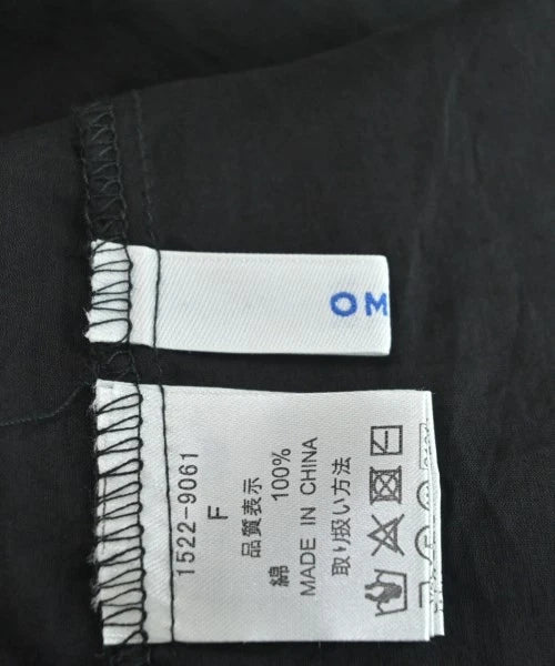 OMNES JAPAN. Black Cotton Semi Sheer Dress